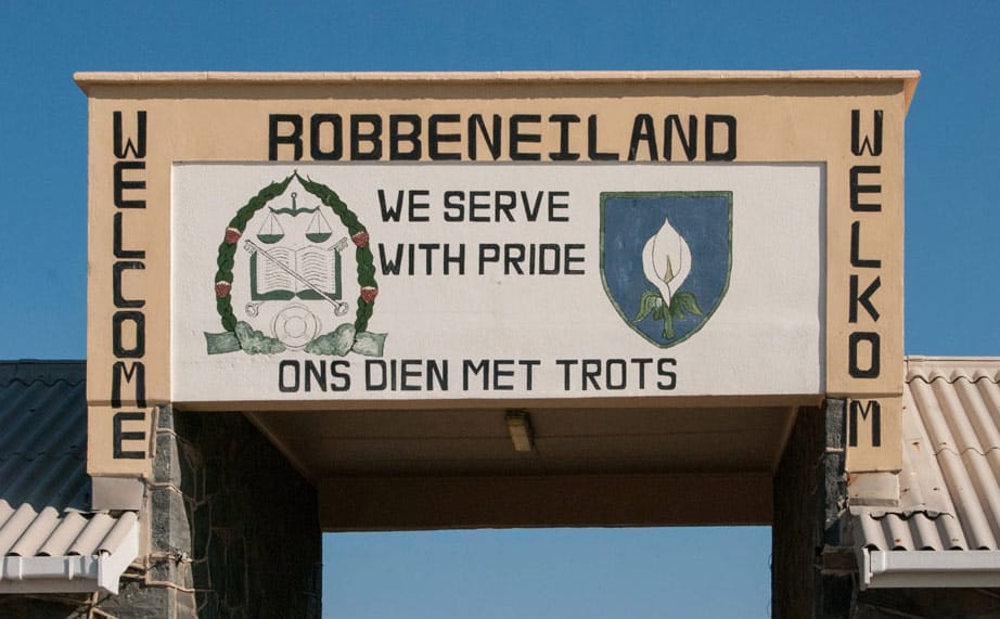 Robben Island Sign
