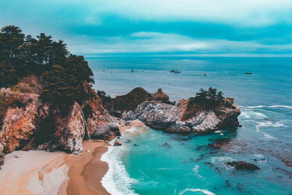 Mcway Falls Big Sur