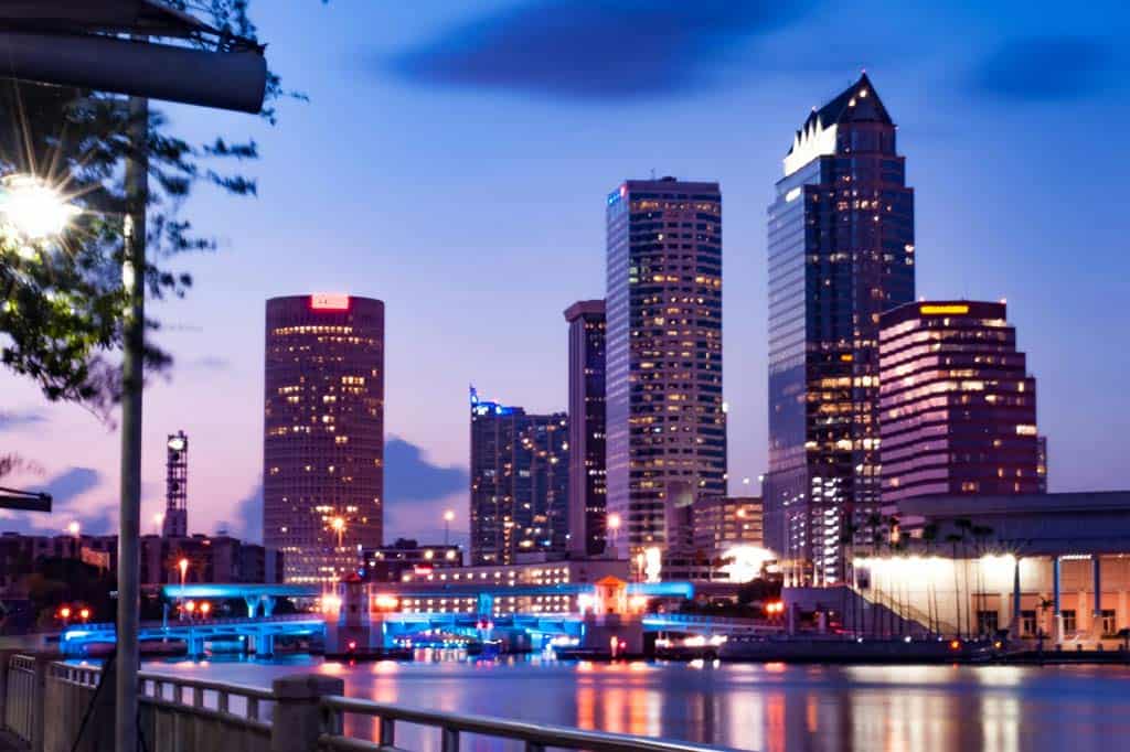 Tampa City Skyline