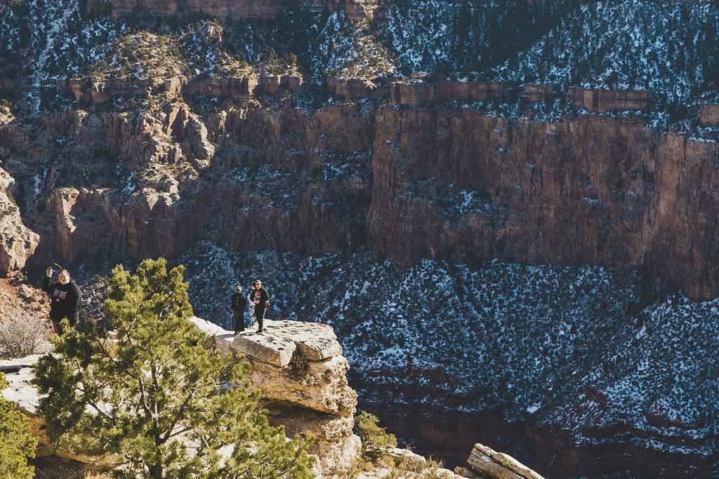 Snow In The Grand Canyon