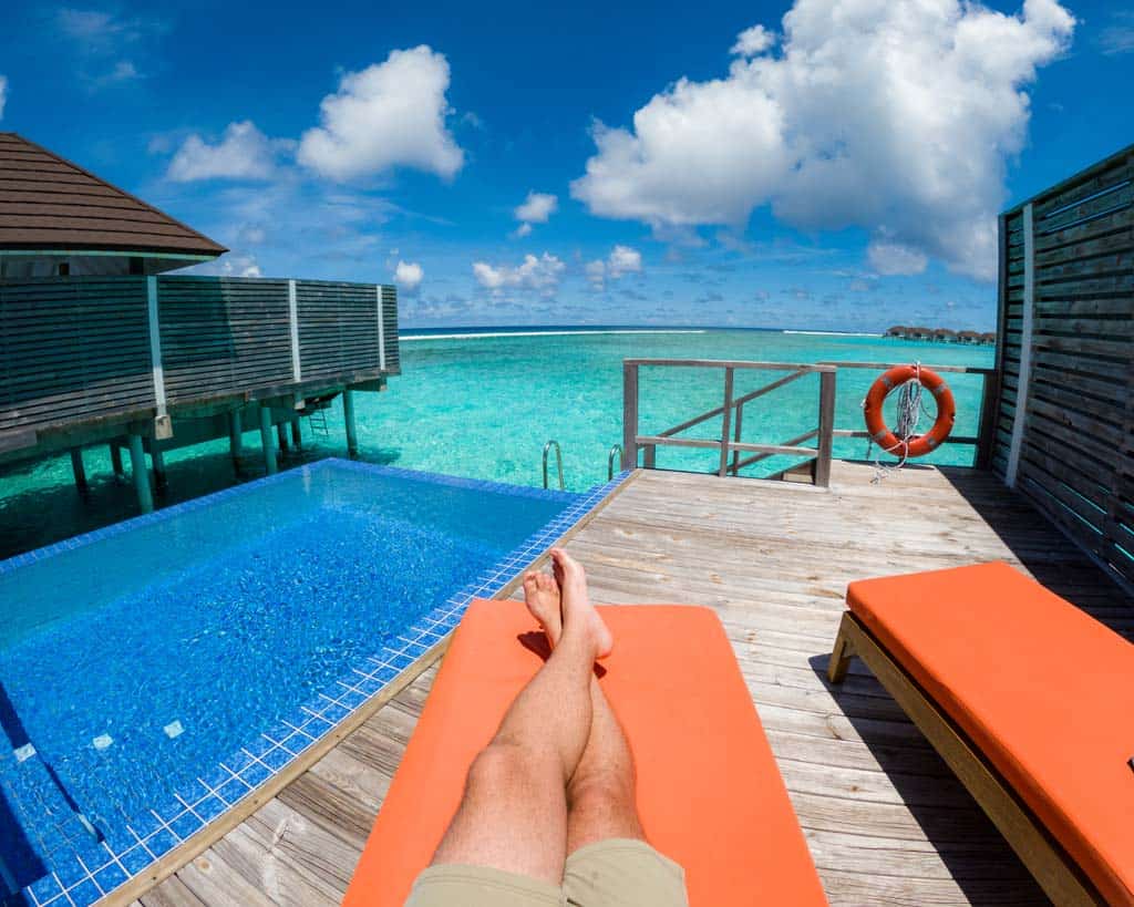 Grand Water Villa With Pool Outside