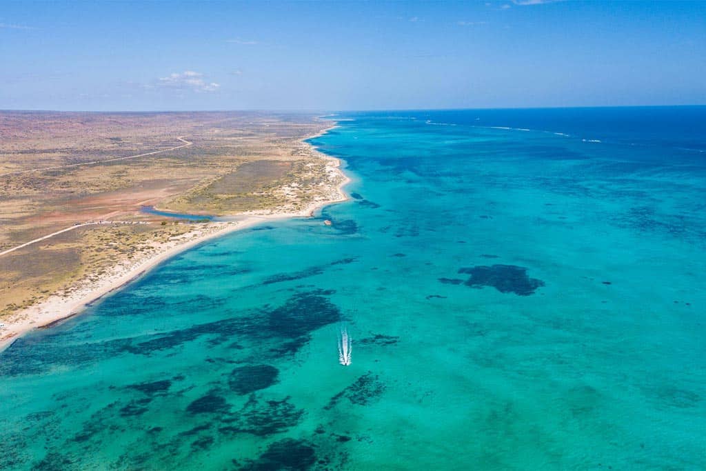 Ningaloo Reef Marine Park From Above