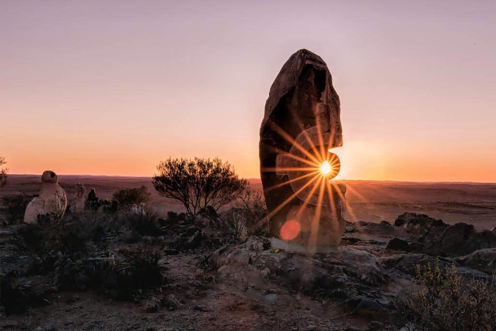 Sculture del deserto vivente a Broken Hill