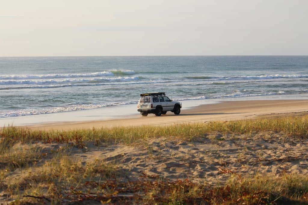4Wd On The Beach At Kgari
