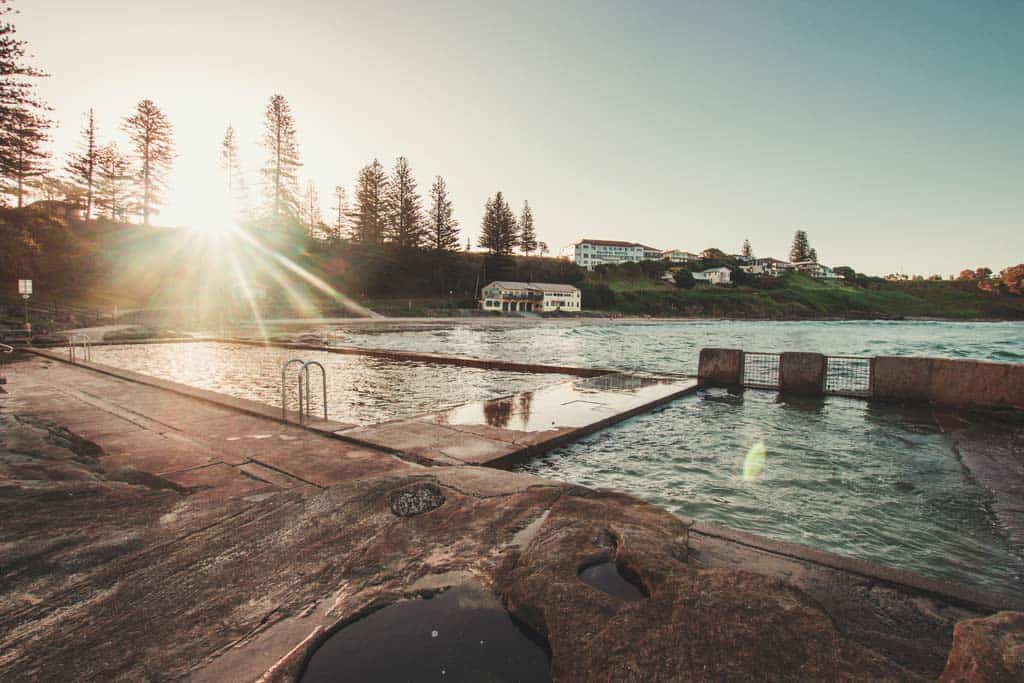 Yamba Coastline And Ocean