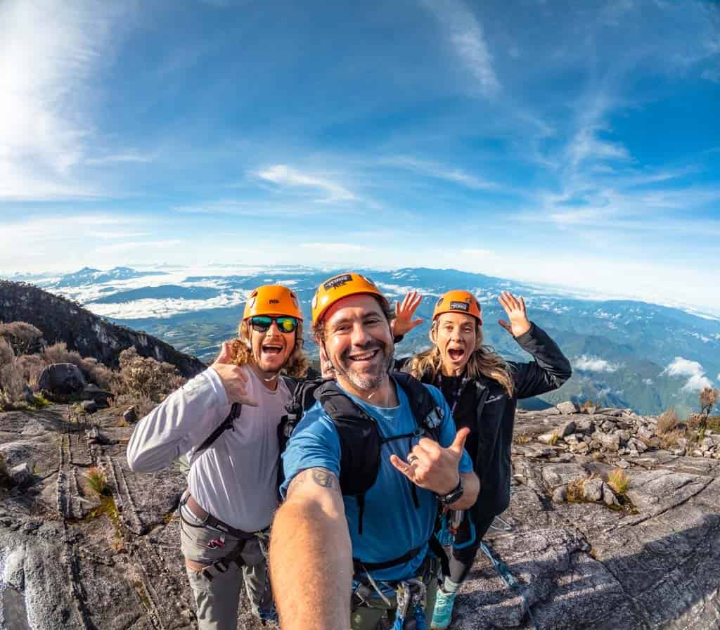Jarryd Bertie Hannah Via Ferrata Mount Kinabalu