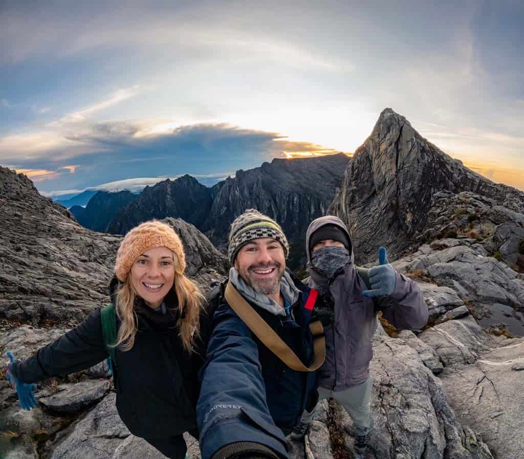 Beklimming van de top van Mount Kinabalu