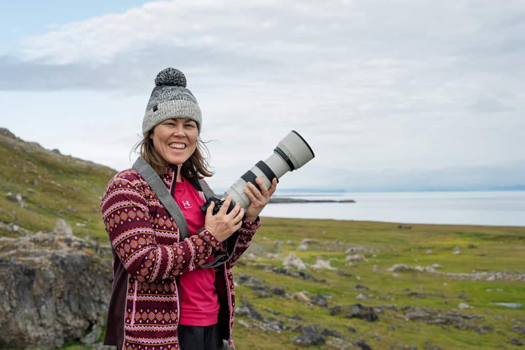 Alesha em Svalbard