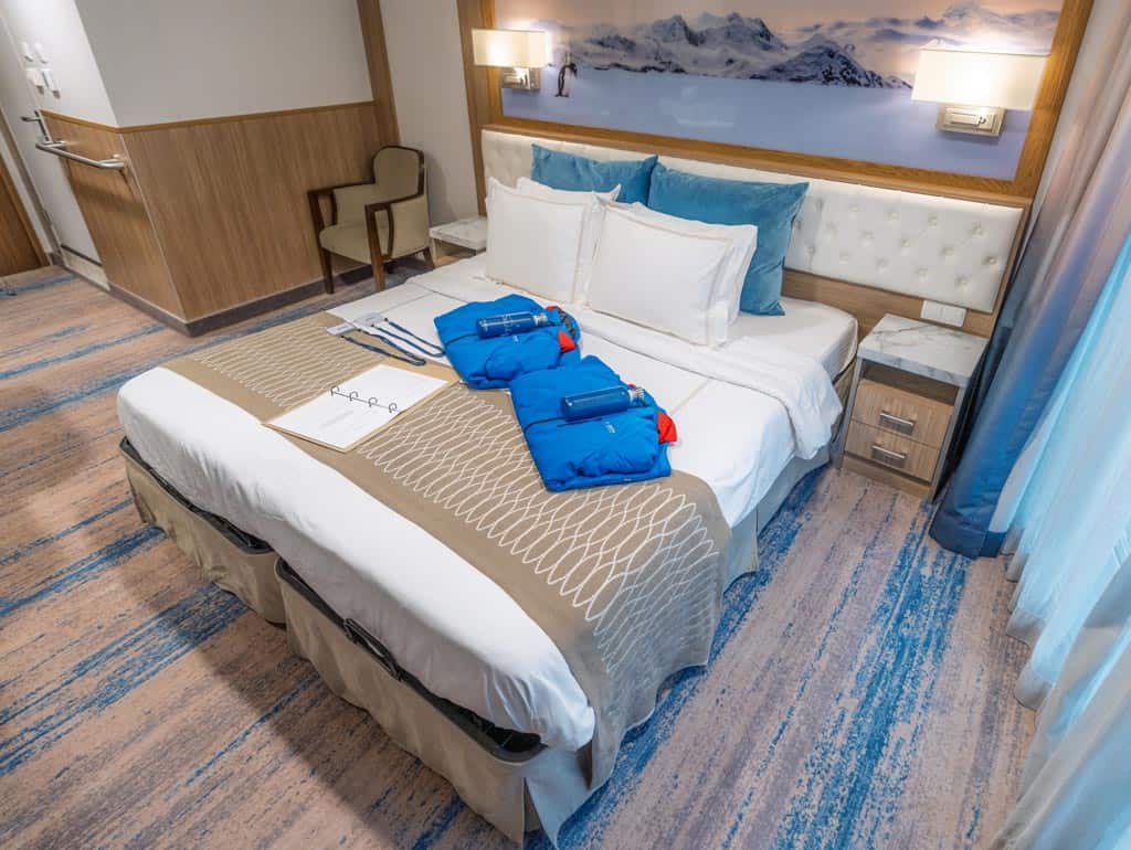 Bedroom Balcony Cabin C Greg Mortimer Ship