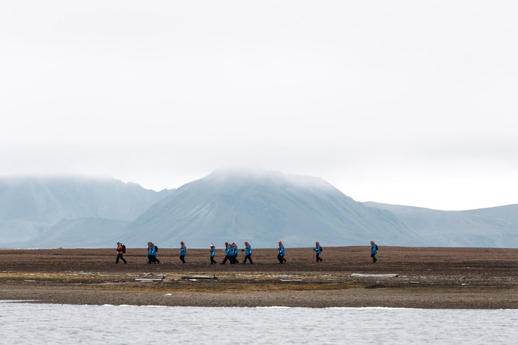 Grandes paisagens Poolepynten Svalbard Aurora
