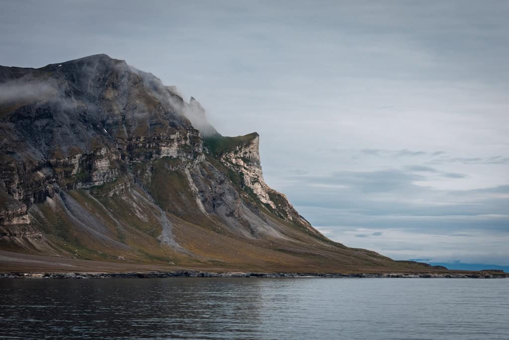 Vistas de Alkhornet Svalbard