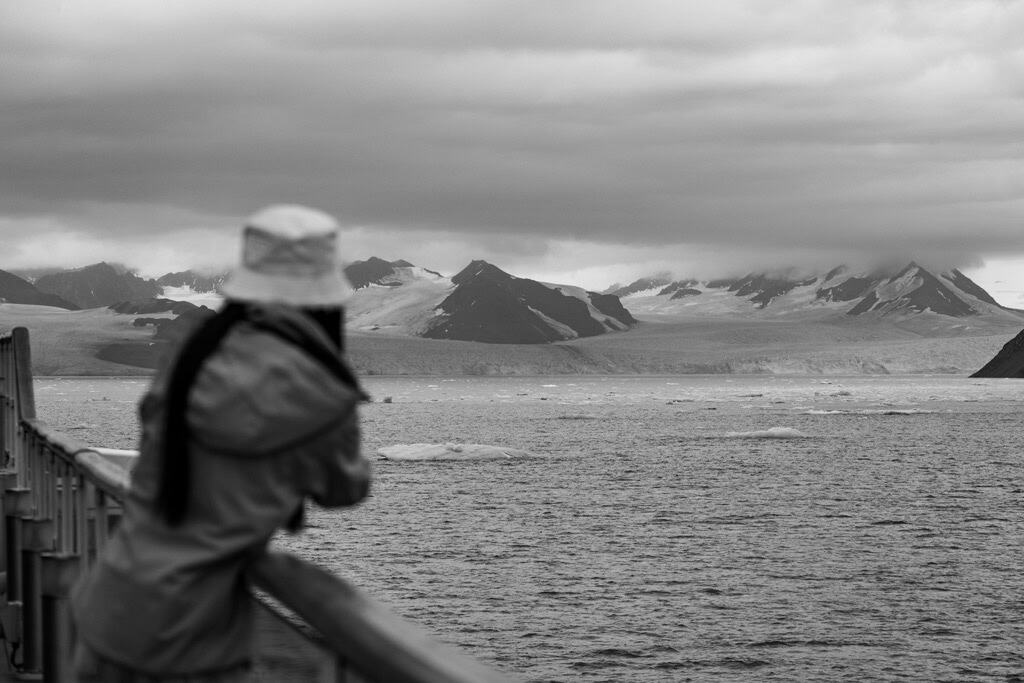 Lilliehöökbreen Preto e Branco